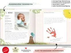 Babyalbum - UNSER ERSTES GEMEINSAMES JAHR (rosé)*PAPERISH Verlag