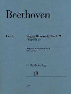 Bagatelle a-moll WoO 59 (Für Elise)*Henle, G. Verlag New