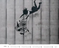 Heel Verlag Wandkalender-Banksy Kalender 2026 Premium XXL-Posterkalender