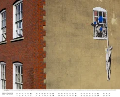 Heel Verlag Wandkalender-Banksy Kalender 2026 Premium XXL-Posterkalender