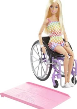 Mattel Puppen & Stofftiere*Barbie - Barbie Fashionistas Puppe im Rollstuhl mit blonden Haaren