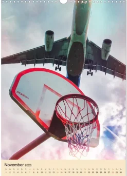 Calvendo Wandkalender*Basketball Fun (Wandkalender 2026 DIN A3 hoch), Monatskalender