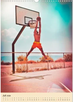 Calvendo Wandkalender*Basketball Fun (Wandkalender 2026 DIN A3 hoch), Monatskalender