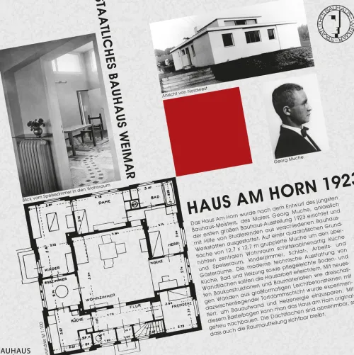 Bastelbogen "Haus am Horn 1923"*Bauhaus-Universität Online
