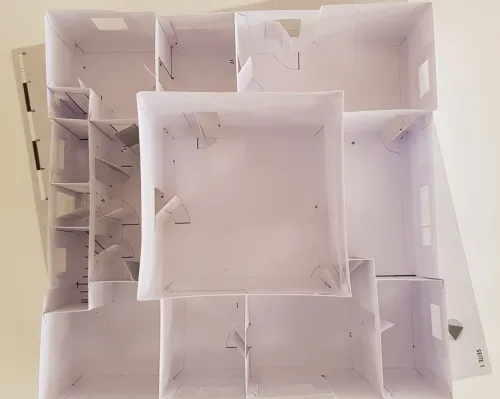 Bastelbogen "Haus am Horn 1923"*Bauhaus-Universität Online