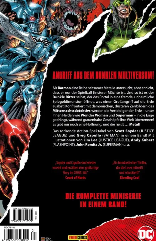 Batman Metal Sammelband*Panini Verlags GmbH Outlet