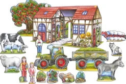 Atelier Color Bastelpapier & Origami-Bauernhof basteln aus Papier Bastelbogen Ausschneidebogen