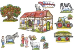 Atelier Color Bastelpapier & Origami-Bauernhof basteln aus Papier Bastelbogen Ausschneidebogen