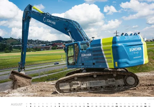 Baumaschinen Kalender 2026*Heel Verlag GmbH