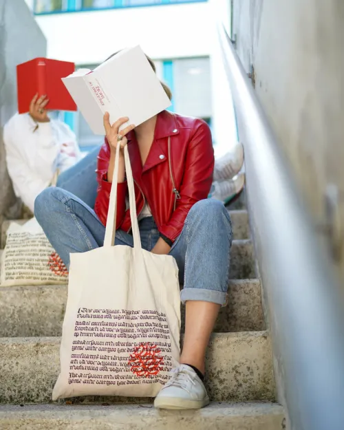 Papier Mettler Schmuck & Accessoires|Hobby & Lifestyle*Baumwolltragetasche Hugendubel (Tote Bag)