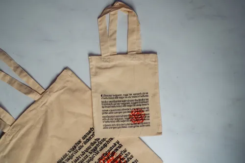 Papier Mettler Schmuck & Accessoires|Hobby & Lifestyle-Baumwolltragetasche Hugendubel (Tote Bag) - Größe XS