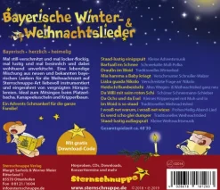 Bayerische Winter- und Weihnachtslieder*Sternschnuppe Verlag Gbr Sale