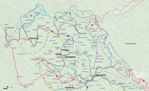 J. Berg Verlag Radreisen & Radtouren*Bayern mit dem Rad erleben