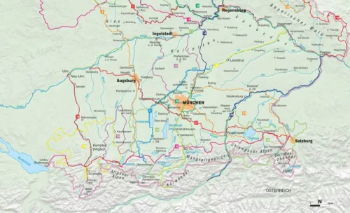 J. Berg Verlag Radreisen & Radtouren*Bayern mit dem Rad erleben