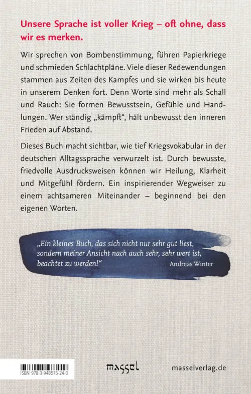massel Verlag Martin Sell Sprachwissenschaften*Beenden wir den Krieg in der Sprache!