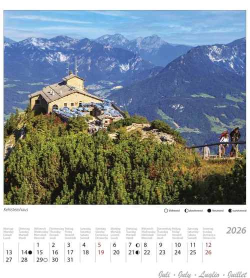 Plenk Postkartenkalender-Berchtesgaden Königssee Postkartenkalender 2026