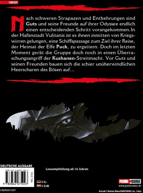 Panini Verlags GmbH Horror*Berserk Max 16
