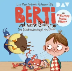 Kinder Der Audio Verlag, DAV Kinder- & Jugendbücher·Romane & Erzählungen|Kinder- & Jugendbücher·Nach Alter-Berti und seine Brüder - Die Schokoladenkugel des Bösen, 2 Audio-CDs