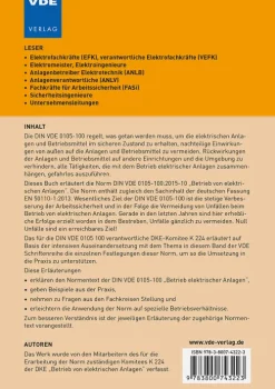 Vde Verlag GmbH Technik-Betrieb von elektrischen Anlagen