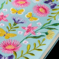 Blütenträume Notizbuch bestickt, A5 - 240 Seiten, mint*Groh Verlag Best