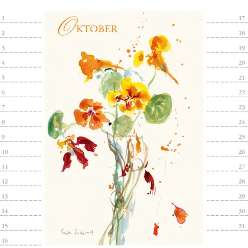 Stadler Kalender Immerwährender Kalender*Blütenzauber