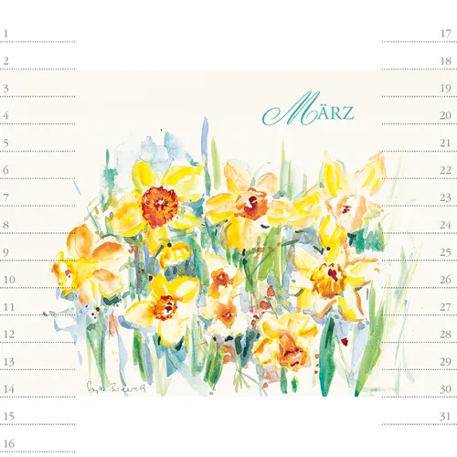 Stadler Kalender Immerwährender Kalender*Blütenzauber