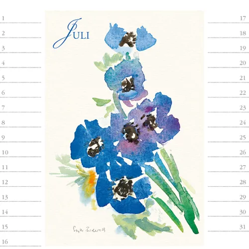 Stadler Kalender Immerwährender Kalender*Blütenzauber