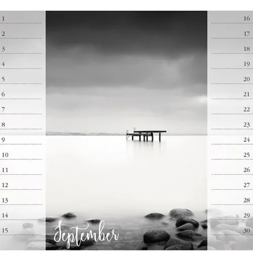 Stadler Kalender Immerwährender Kalender-Bodensee. Immerwährender Geburtstags- und Tischkalender