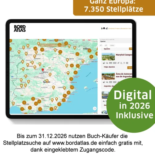 Dolde Medien Verlag GmbH Reiseführer|Camping*Bordatlas Stellplatzführer 2026
