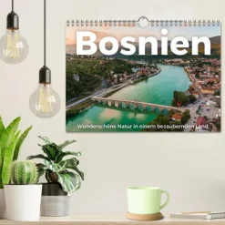 Calvendo Wandkalender-Bosnien - Wunderschöne Natur in einem bezaubernden Land. (Wandkalender 2026 DIN A4 quer), Monatskalender