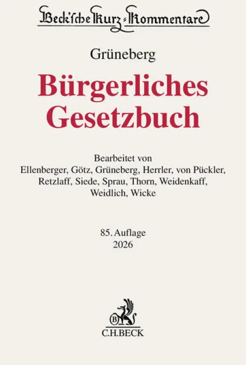 C.H. Beck Jura*Bürgerliches Gesetzbuch. BGB