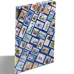 Leuchtturm GmbH Hobby & Lifestyle*Briefmarken Einsteckbuch HOBBY, 16 weiße Seiten, Einband mit Breifmarkenmotiven, DIN A 4