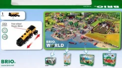 BRIO AB Modelle & Konstruktion-BRIO World 33630 Goldene Batterielok mit Licht und Sound - Mit Auskoppel-Funktion zur Nutzung als Schiebelok - Empfohlen ab 3 Jahren