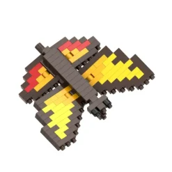 Schäfer Toy Company GmbH Postkarten*BRIXIES 220041 - Postkarte Schmetterling, 3D Konstruktionsbausatz aus Ministeinen, 125 Teile