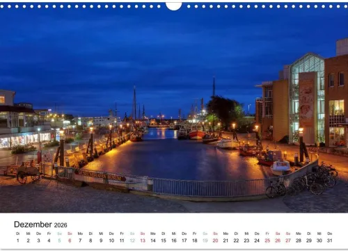 Büsum - Urlaub an der Nordsee (Wandkalender 2026 DIN A3 quer), Monatskalender*Calvendo Best