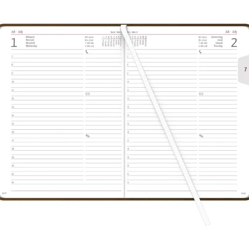 Neumann Verlage GmbH & Co Buchkalender-Buchkalender Nature Line Malt 2026 - Taschen-Kalender A5 - 1 Tag 1 Seite - 416 Seiten - Umwelt-Kalender - mit Hardcover - Alpha Edition