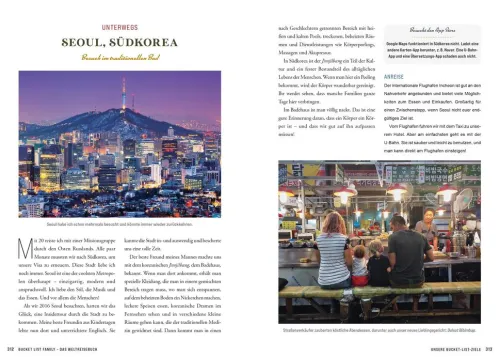 NG Buchverlag GmbH Bildbände*Bucket List Family - Das Weltreisebuch