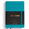 LEUCHTTURM1917 Notizbücher & -Blöcke-Bullet Journal Edition 2, Medium (A5), Hardcover, 206 num. Seiten, Turquoise25, dotted