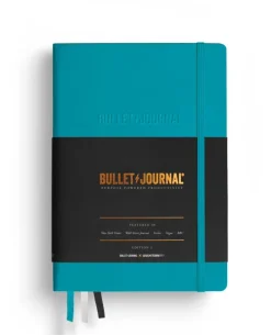 LEUCHTTURM1917 Notizbücher & -Blöcke-Bullet Journal Edition 2, Medium (A5), Hardcover, 206 num. Seiten, Turquoise25, dotted