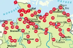 BVA Die 55 schönsten E-Bike-Touren in Deutschlands Norden mit Knotenpunkten*BVA Bielefelder Verlag Sale