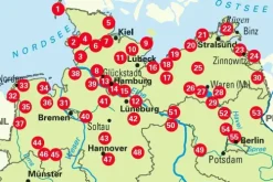 BVA Die 55 schönsten E-Bike-Touren in Deutschlands Norden mit Knotenpunkten*BVA Bielefelder Verlag Sale