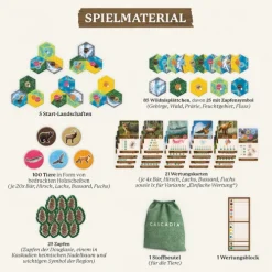 Franckh-Kosmos Familien- & Gesellschaftsspiele-Cascadia - Im Herzen der Natur