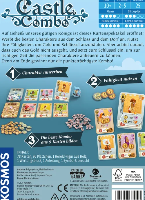 Franckh-Kosmos Familien- & Gesellschaftsspiele-Castle Combo