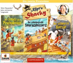 Kinder Coppenrath Kinder- & Jugendbücher·Reime & Lieder-CD-Hörspiel: Käpt'n Sharky - Die zweite Piratenbox (3 CDs)