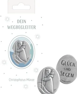 Coppenrath Hobby & Lifestyle*Christophorus-Münze - Glück und Segen
