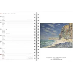 Neumann Verlage GmbH & Co Buchkalender*Claude Monet 2026 - Diary - Buchkalender - Taschenkalender - Kunstkalender - 16,5x21,6