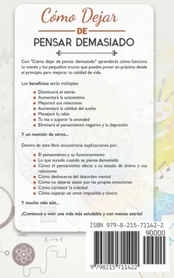 Adam Tusco Spanische Bücher*Cómo Dejar de Pensar Demasiado