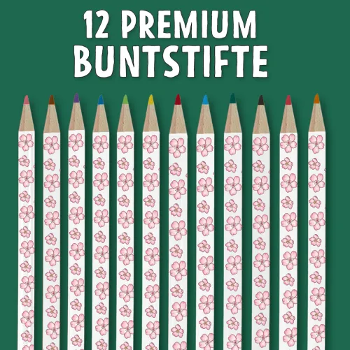 Colorful World Designdose mit 12 Buntstiften*frechverlag GmbH Online