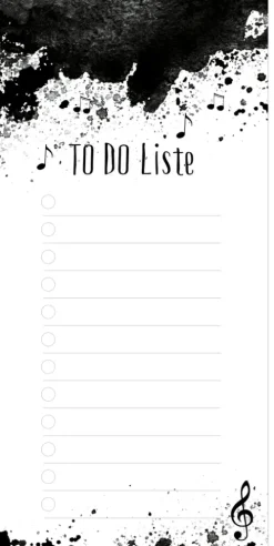 Coppenrath - All about Music - Notizblock - TO DO Liste*Coppenrath Verlag Discount