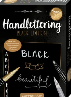 Coppenrath - Creative Time - Handlettering Black Edition - Creative Time*Coppenrath Verlag